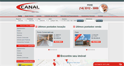 Desktop Screenshot of canalimobiliaria.com.br