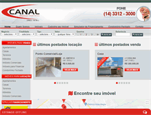 Tablet Screenshot of canalimobiliaria.com.br